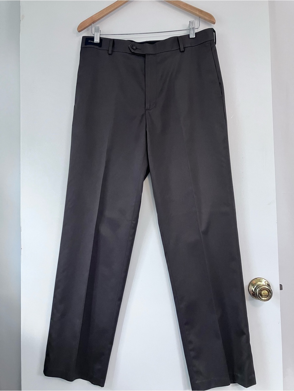 Dockers Belmont Dress Pants Flat Front Straight Fit W33 L32 New